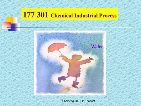 Chemical Industrial Process
