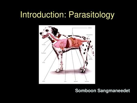 Introduction: Parasitology