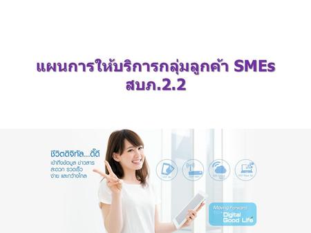 แผนการให้บริการกลุ่มลูกค้า SMEs สบภ.2.2