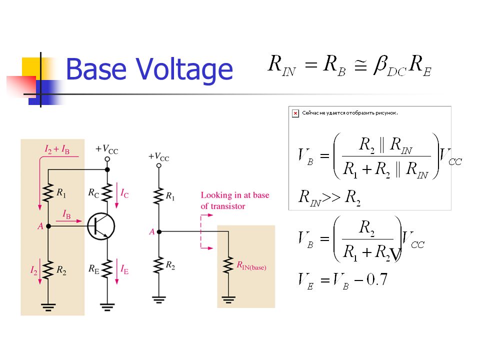 Base Voltage V