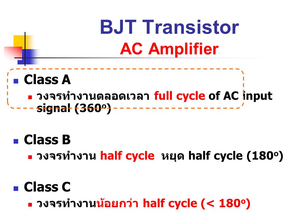 BJT Transistor AC Amplifier