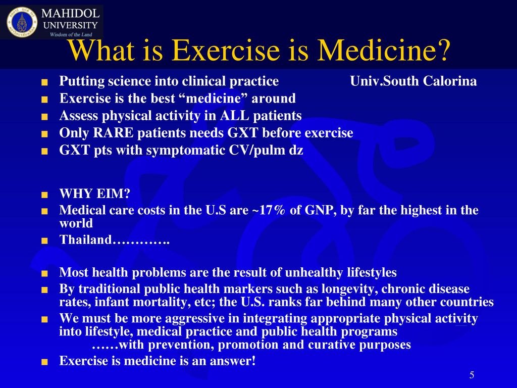 What is Exercise is Medicine