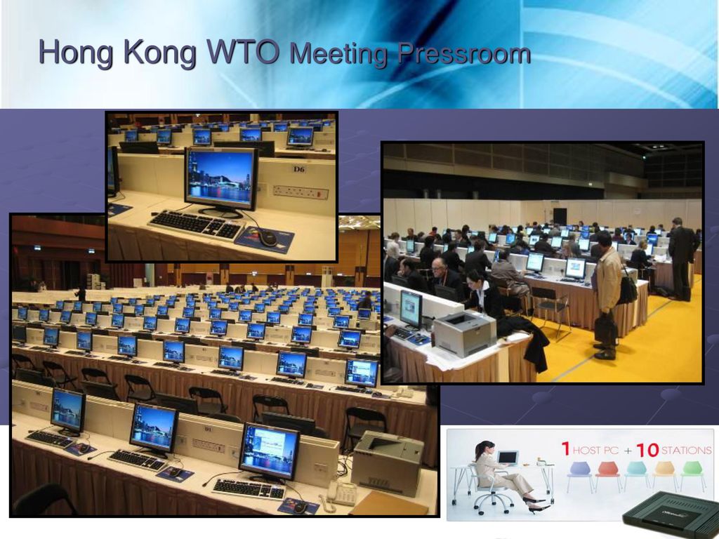 Hong Kong WTO Meeting Pressroom