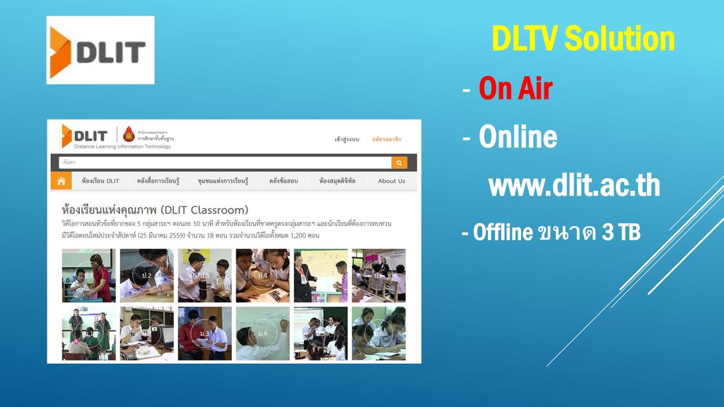 DLTV Solution On Air Online   - Offline ขนาด 3 TB