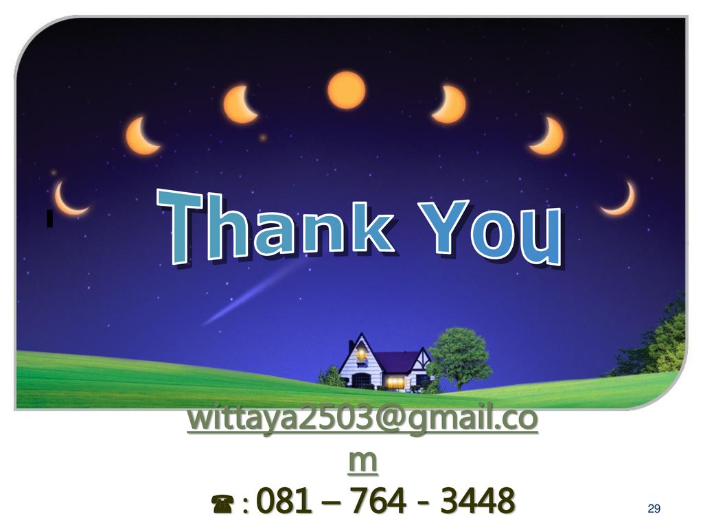 Thank You  : 081 –