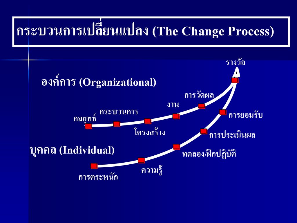 กระบวนการเปลี่ยนแปลง (The Change Process)