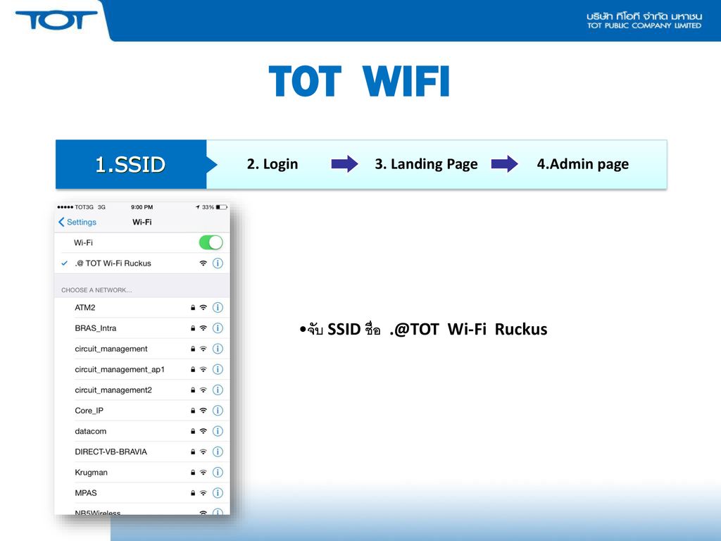 จับ SSID ชื่อ Wi-Fi Ruckus