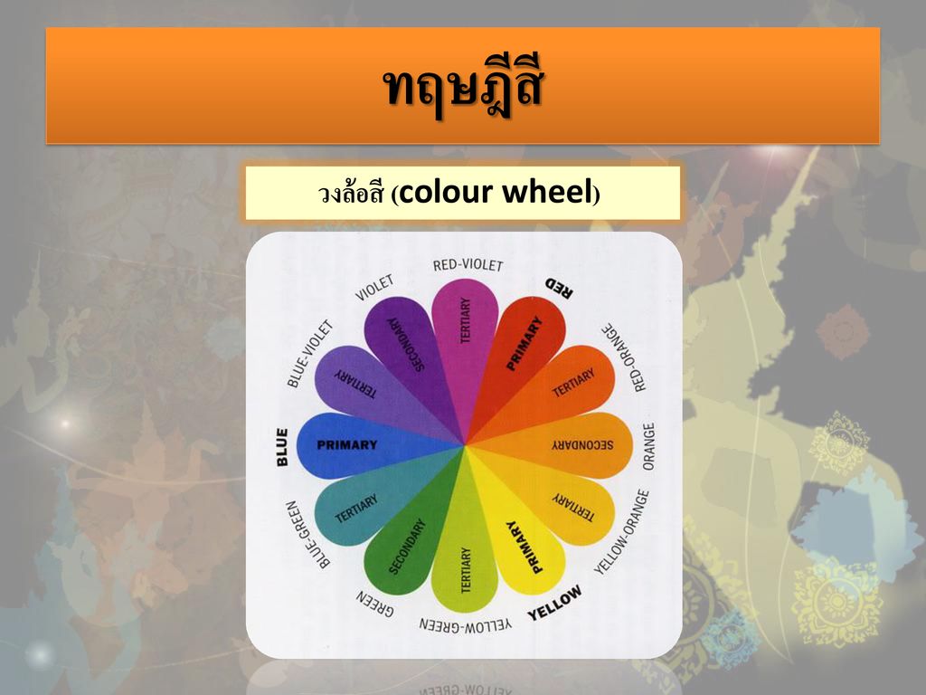 วงล้อสี (colour wheel)
