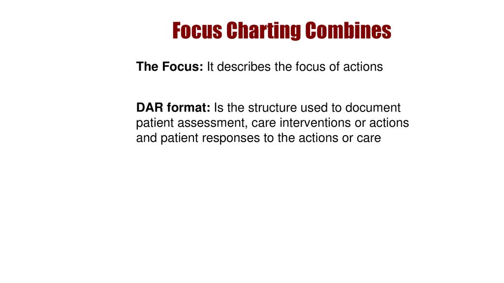 Focus Charting Combines