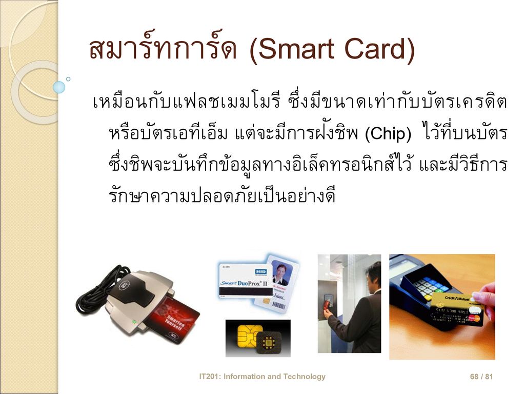 สมาร์ทการ์ด (Smart Card)