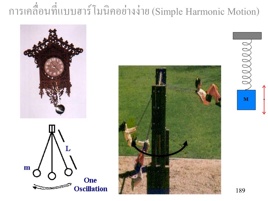 การเคลื่อนที่แบบฮาร์โมนิคอย่างง่าย (Simple Harmonic Motion)