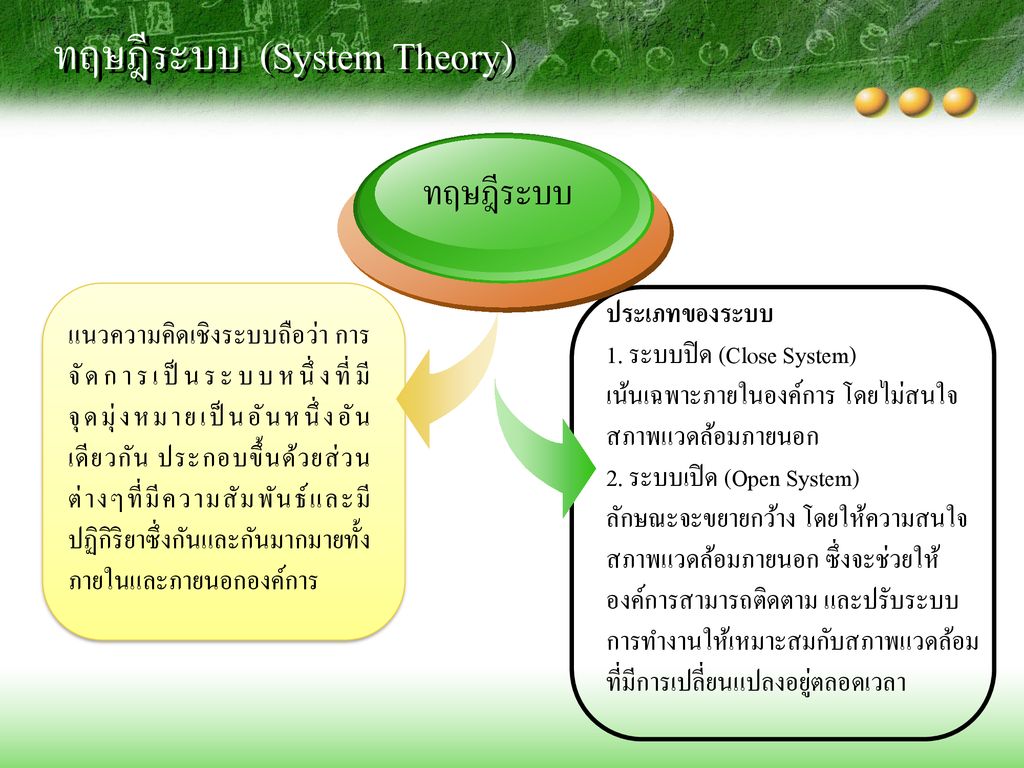 ทฤษฎีระบบ (System Theory)