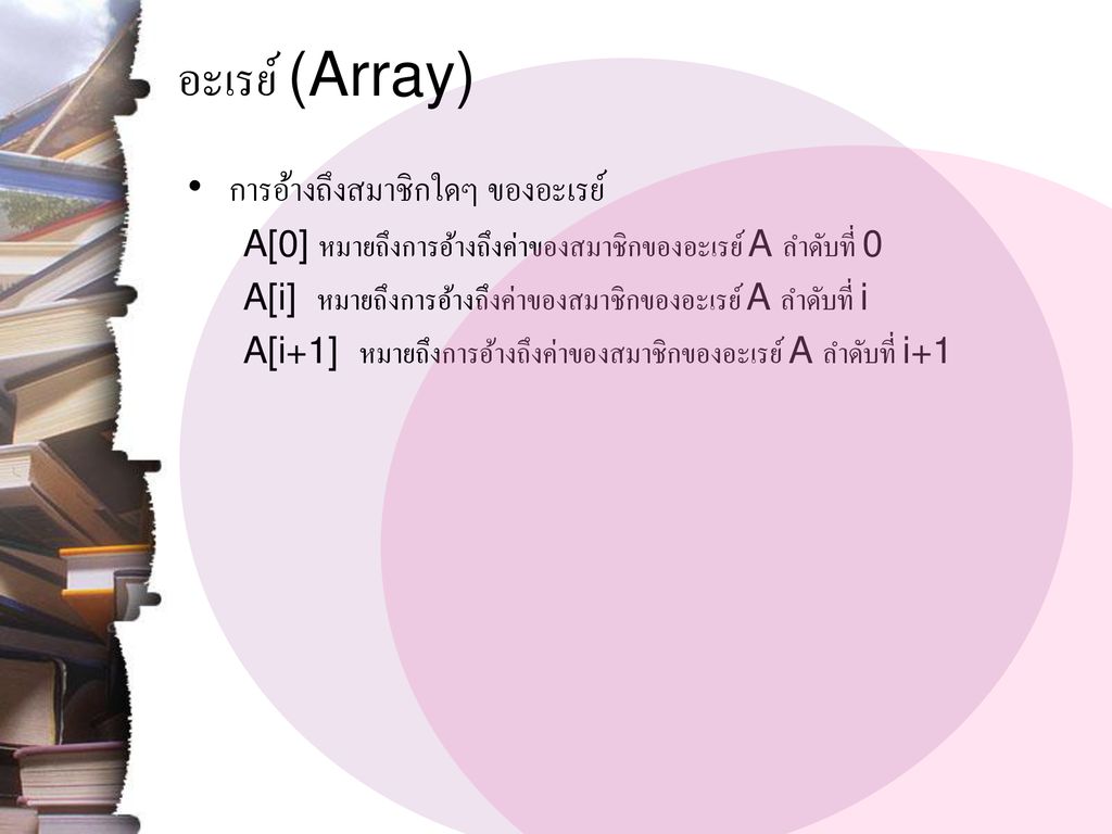 Array. - Ppt ดาวน์โหลด