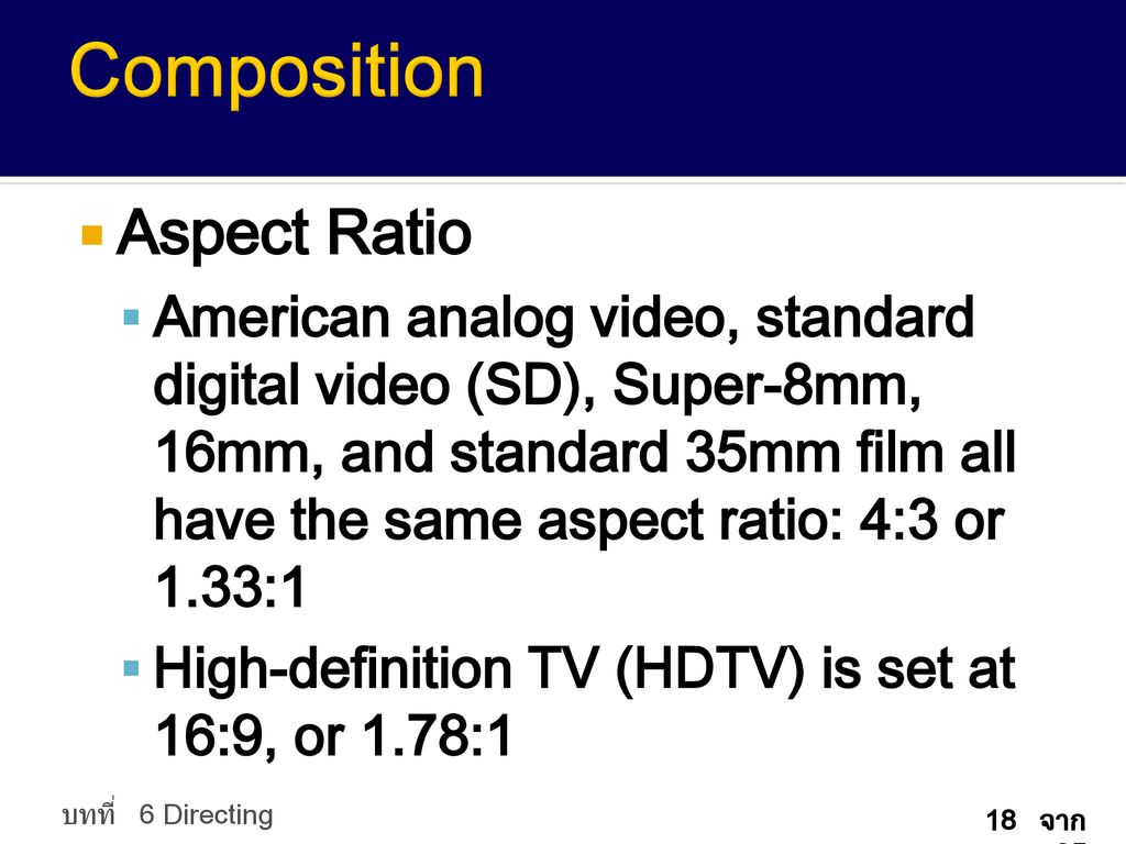 Composition Aspect Ratio