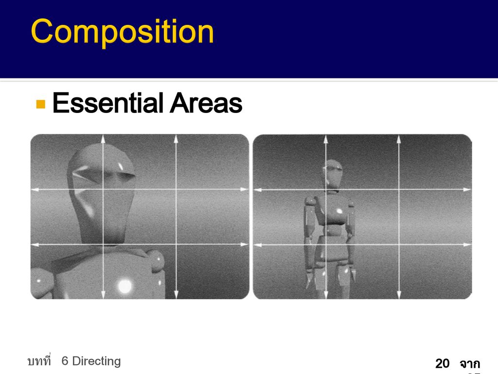 Composition Essential Areas บทที่ 6 Directing