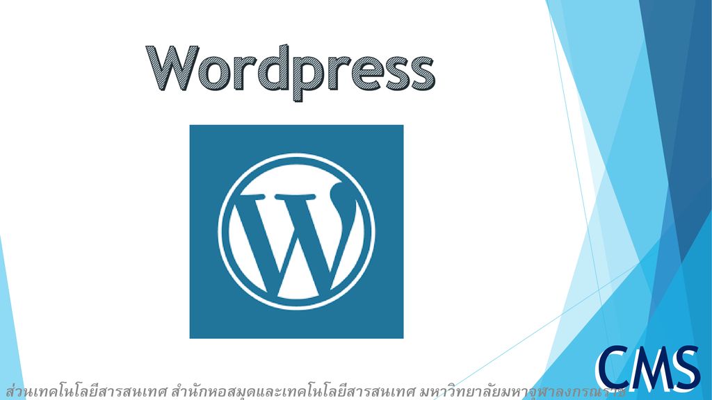 Wordpress CMS.