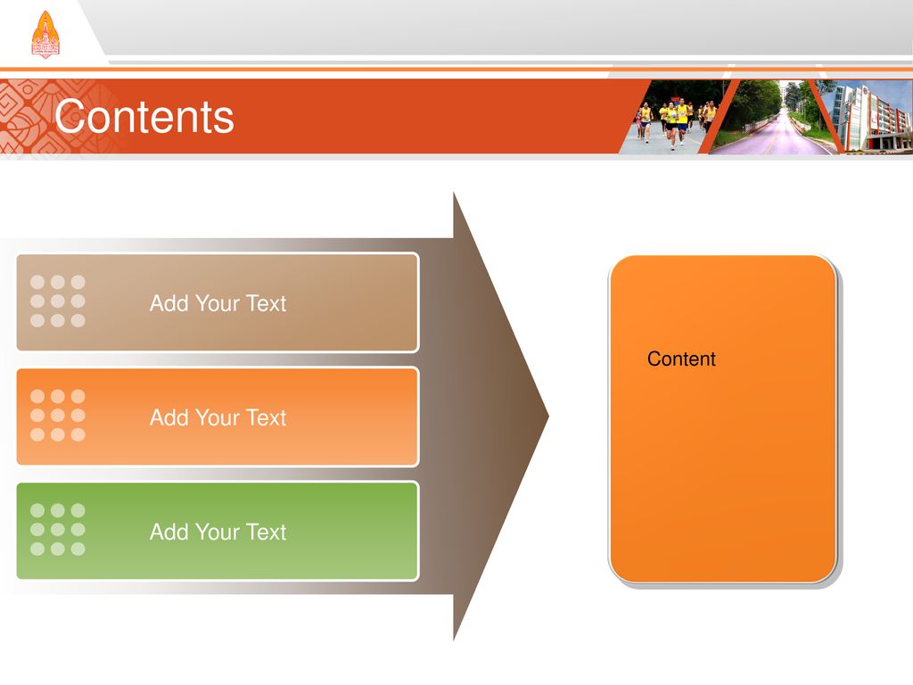 Contents Add Your Text Content Add Your Text Add Your Text