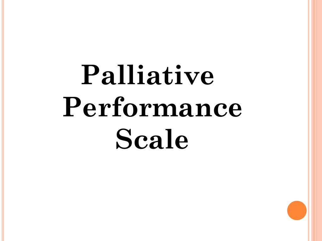 Palliative Performance Scale