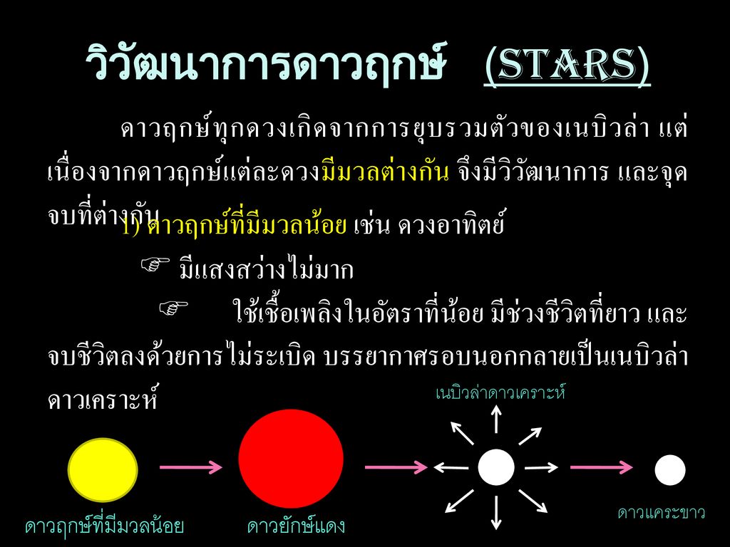 วิวัฒนาการดาวฤกษ์ (STARS)