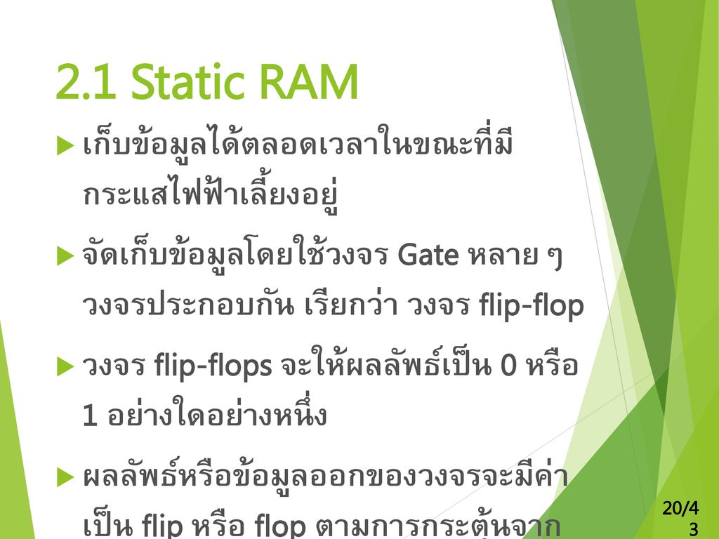 what is static ram