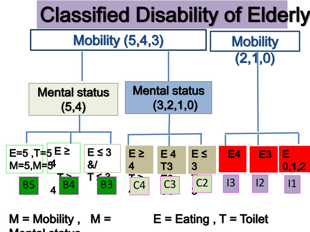 Classified Disability of Elderly by TAI