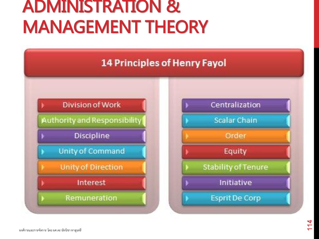 Administration & Management Theory