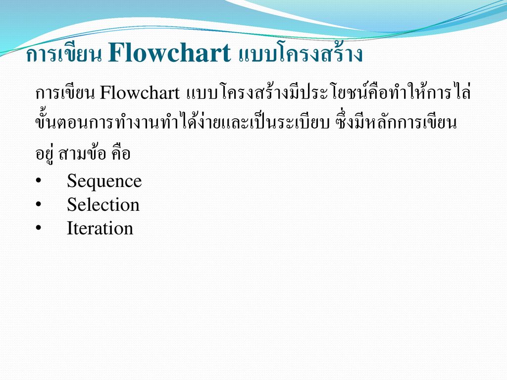 การเขียน Flowchart เบื้องต้น Ppt ดาวน์โหลด