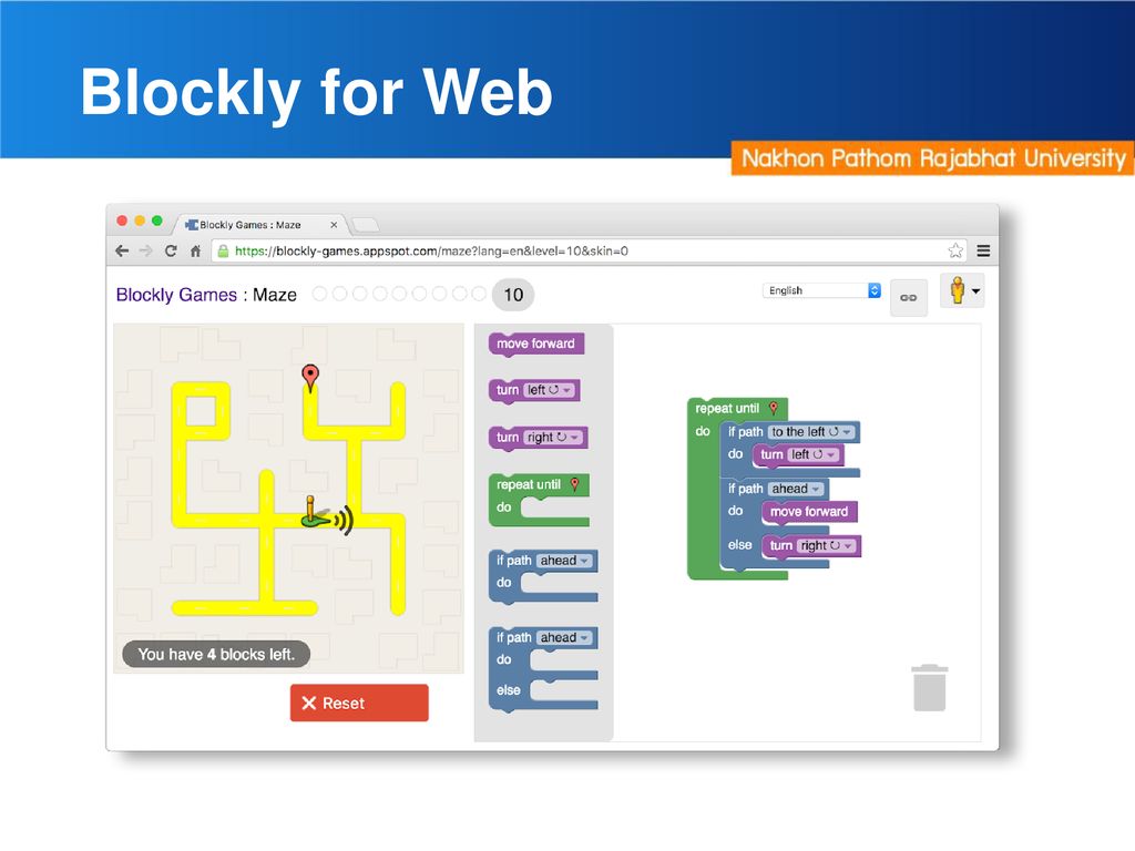 การเขียนโปรแกรมด้วย Google Blockly - Ppt ดาวน์โหลด