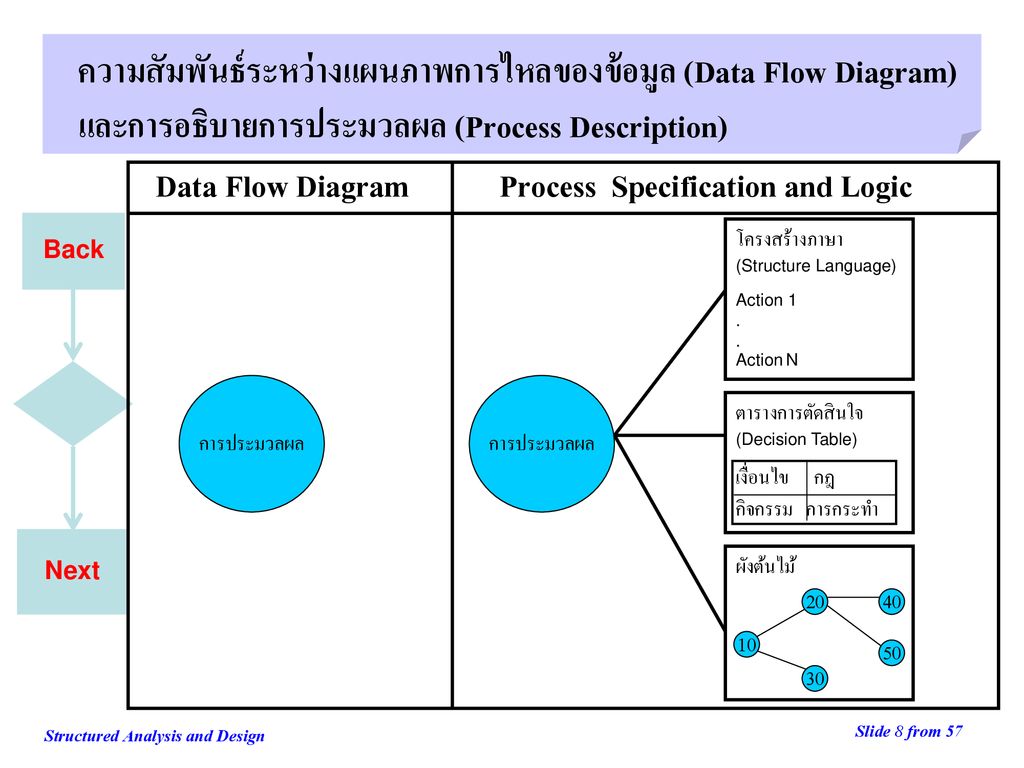 Data Flow Diagram Process Specification and Logic
