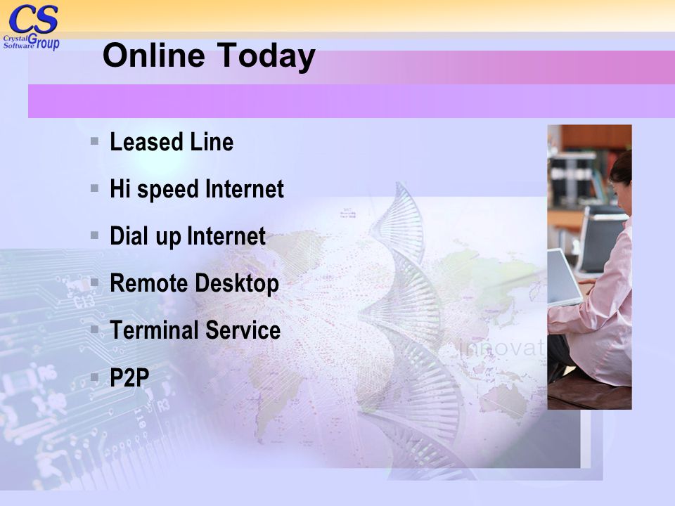 Online Today Leased Line Hi speed Internet Dial up Internet