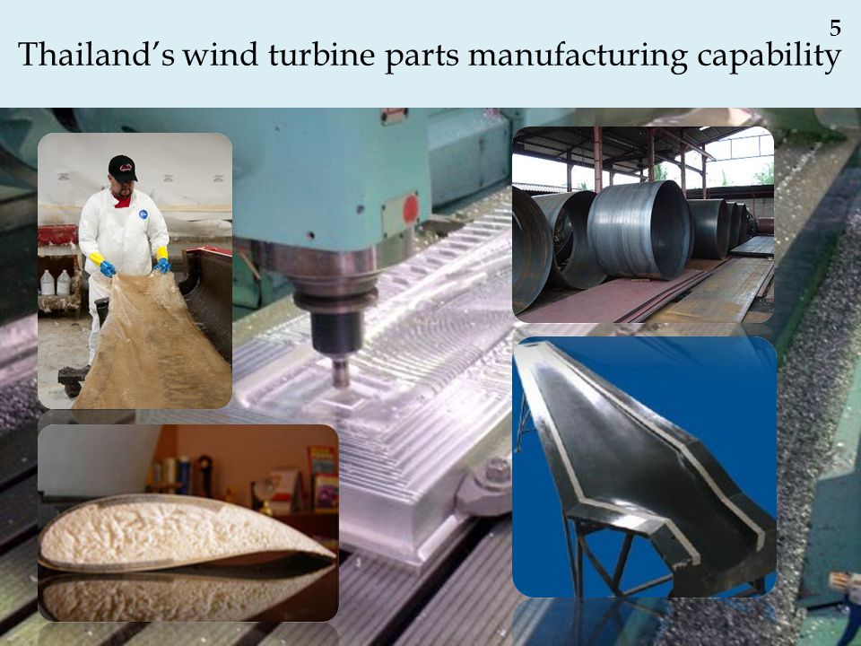 Thailand’s wind turbine parts manufacturing capability