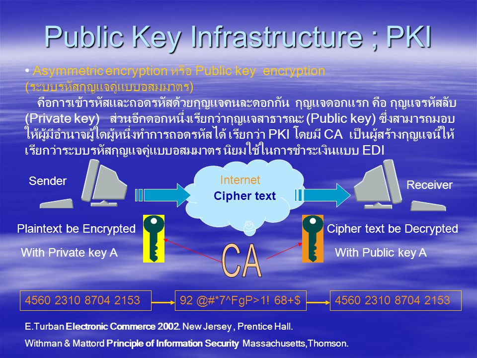 Public Key Infrastructure ; PKI