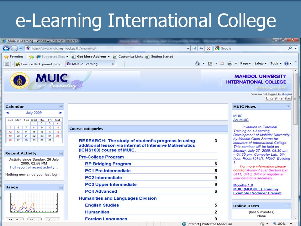 e-Learning International College