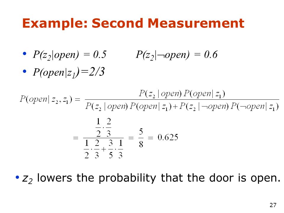 Example: Second Measurement