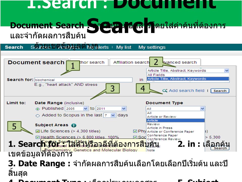 1.Search : Document Search