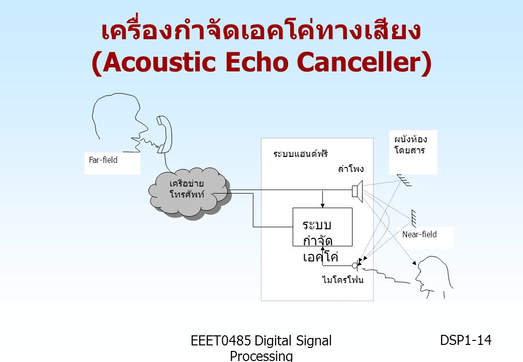เครื่องกำจัดเอคโค่ทางเสียง (Acoustic Echo Canceller)