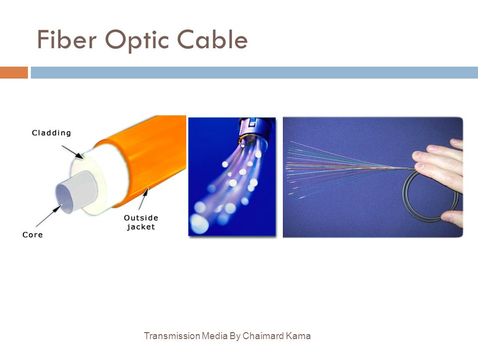 Fiber Optic Cable Transmission Media By Chaimard Kama