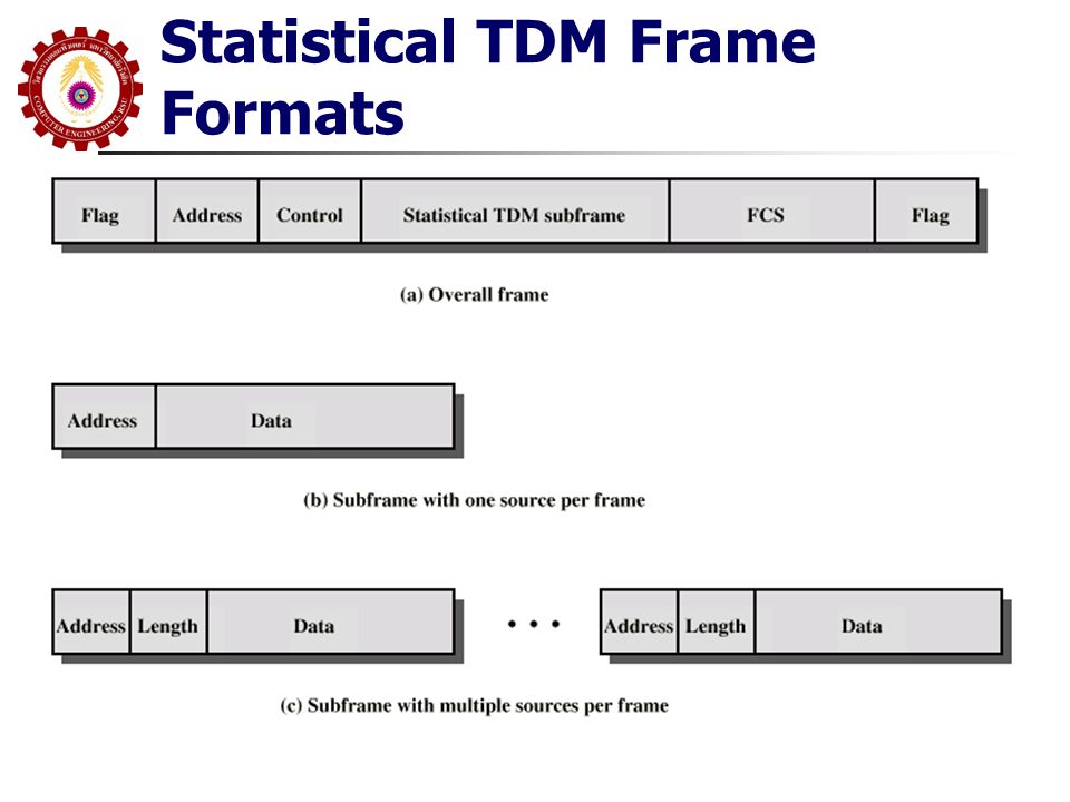 Statistical TDM Frame Formats