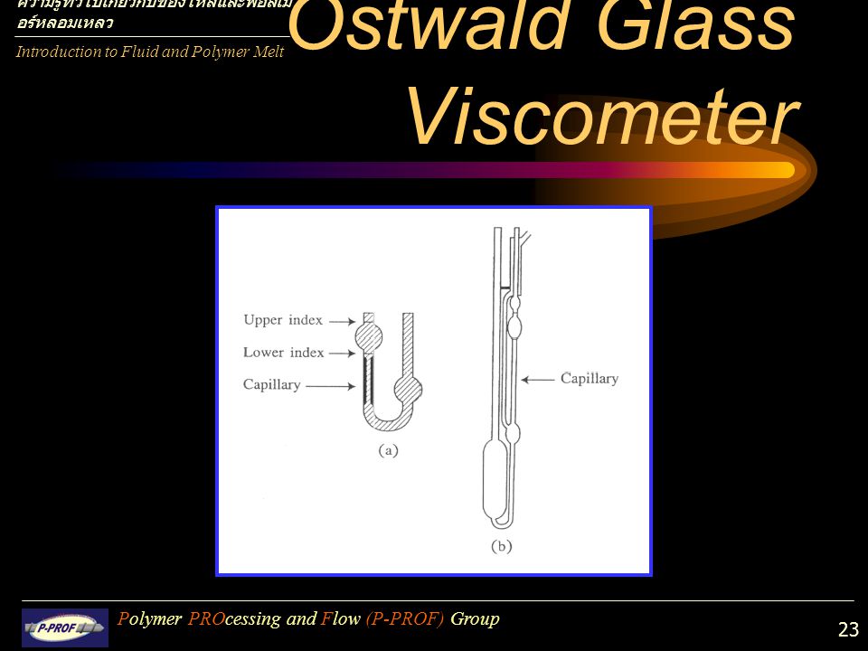 Ostwald Glass Viscometer