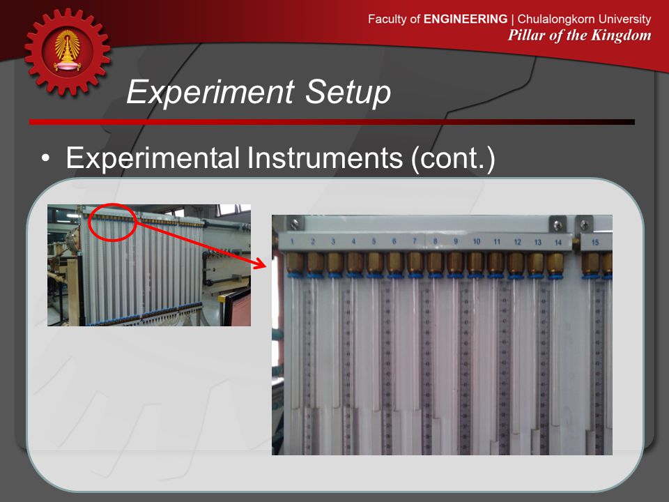 Experiment Setup Experimental Instruments (cont.)