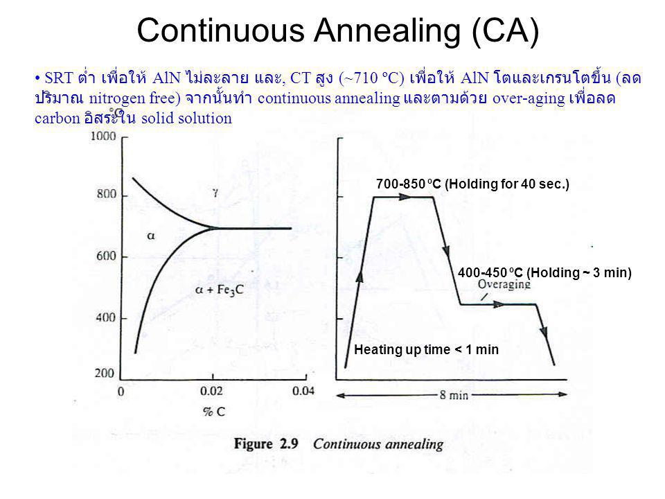 Continuous Annealing (CA)