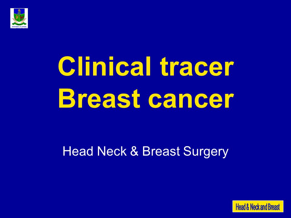 Clinical tracer Breast cancer