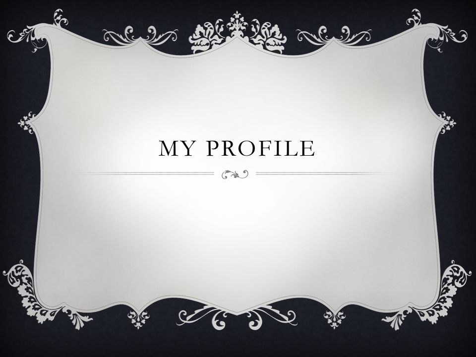 My profile