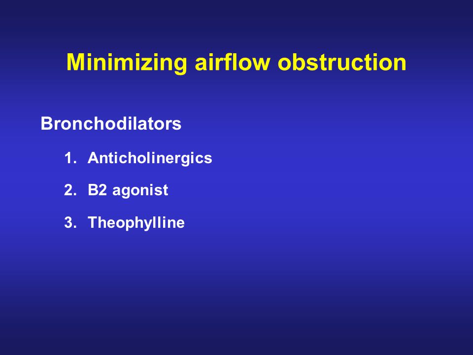 Minimizing airflow obstruction