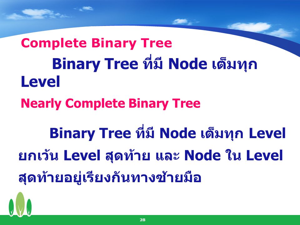 Nearly Complete Binary Tree