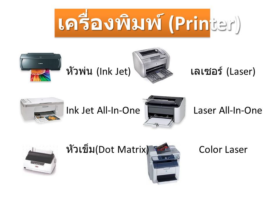 เครื่องพิมพ์ (Printer)