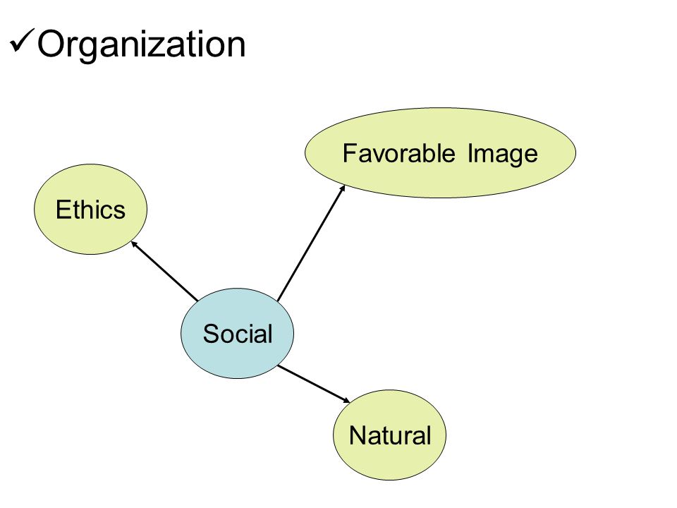 Organization Favorable Image Ethics Social Natural