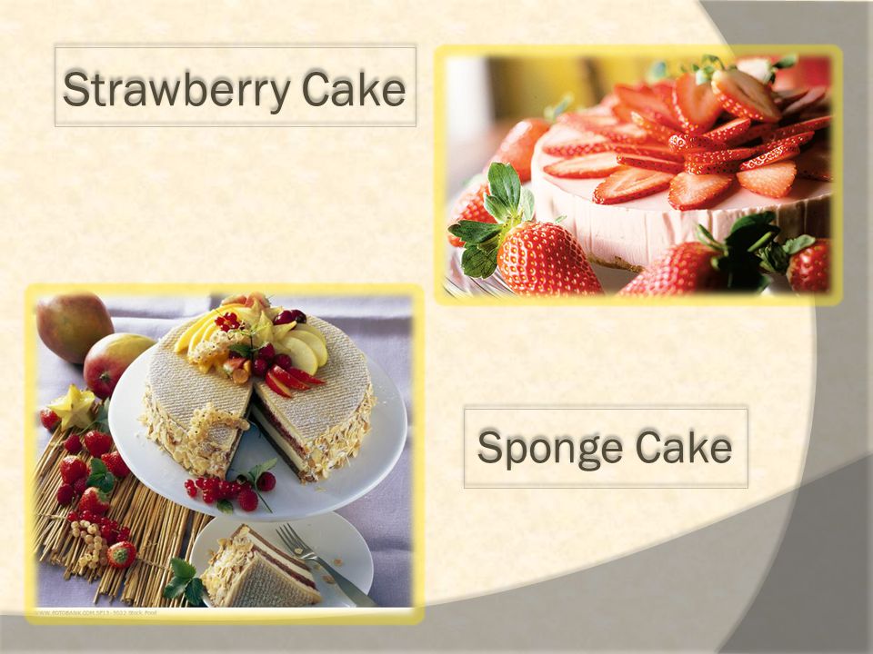Strawberry Cake Sponge Cake