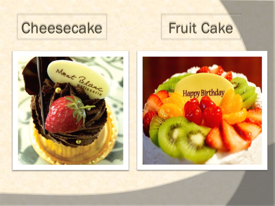 Cheesecake Fruit Cake