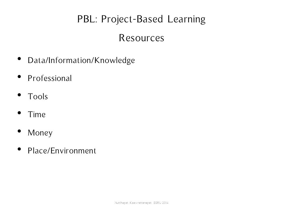 PBL: Project-Based Learning Resources